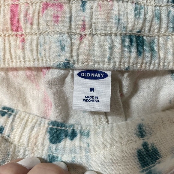 Old Navy Women’s Elastic Drawstring Tie Dye 4 Pocket Shorts Size Med - Picture 11 of 11